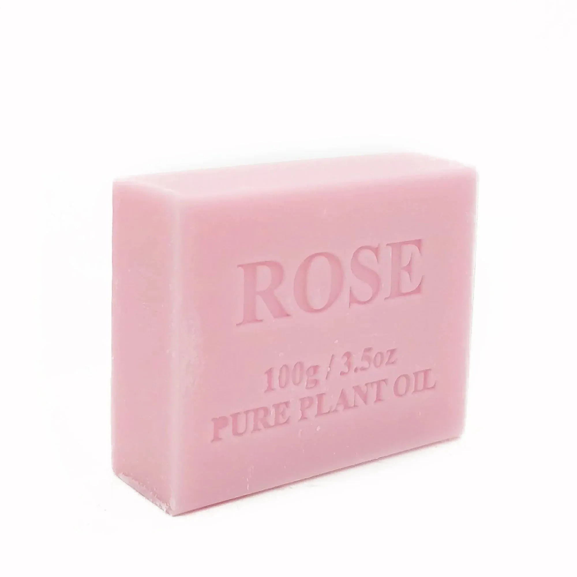 Orku 100 x 100g Rose Plant Oil Soap Bars Australian Made